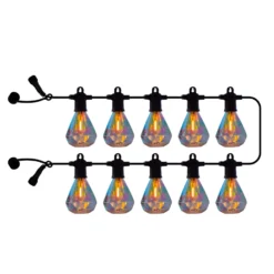 LED-valoketju Marcus, kirkas, laajennussarja. 10-lamppuinen.