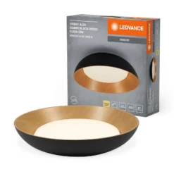 LEDVANCE LED-kattovalaisin Orbis Alva, musta, metallia