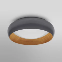 LEDVANCE LED-kattovalaisin Orbis Livia Ø 30 cm, harmaa, metallia