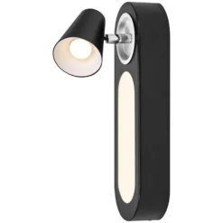 LEDVANCE LED-seinävalaisin Neptune, 1 spotti, kytkin, musta