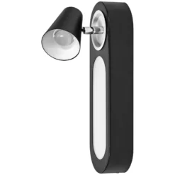 LEDVANCE LED-seinävalaisin Neptune, 1 spotti, kytkin, musta
