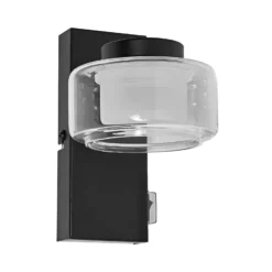 LEDVANCE LED-seinävalaisin Orbis Flame, 1-valo, musta, IP44