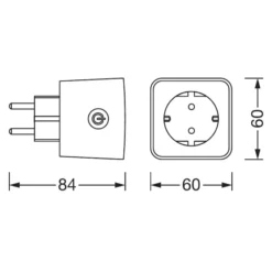 LEDVANCE SMART+ Bluetooth-yövalo pistoke EU
