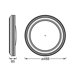 LEDVANCE SMART+ WiFi Orbis Jarden -kattovalo 50cm