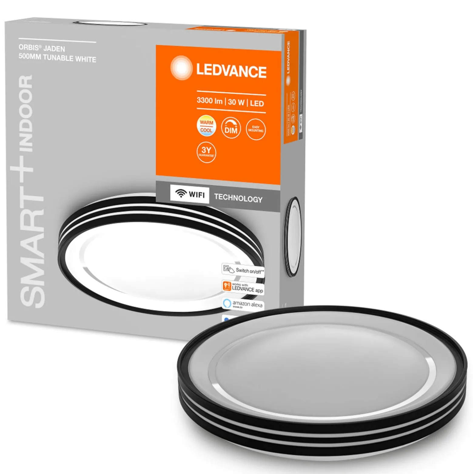 LEDVANCE SMART+ WiFi Orbis Jarden -kattovalo 50cm