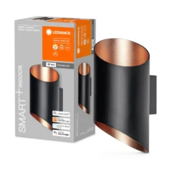LEDVANCE SMART+ WiFi Orbis Wall Cyldro, musta