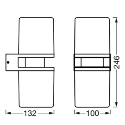 LEDVANCE SMART+ WiFi Outdoor Flare Updown Wall