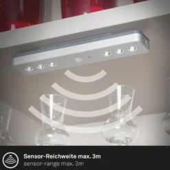 Lero Indoor-LED-kaapinalusvalo, tunnistin, paristo