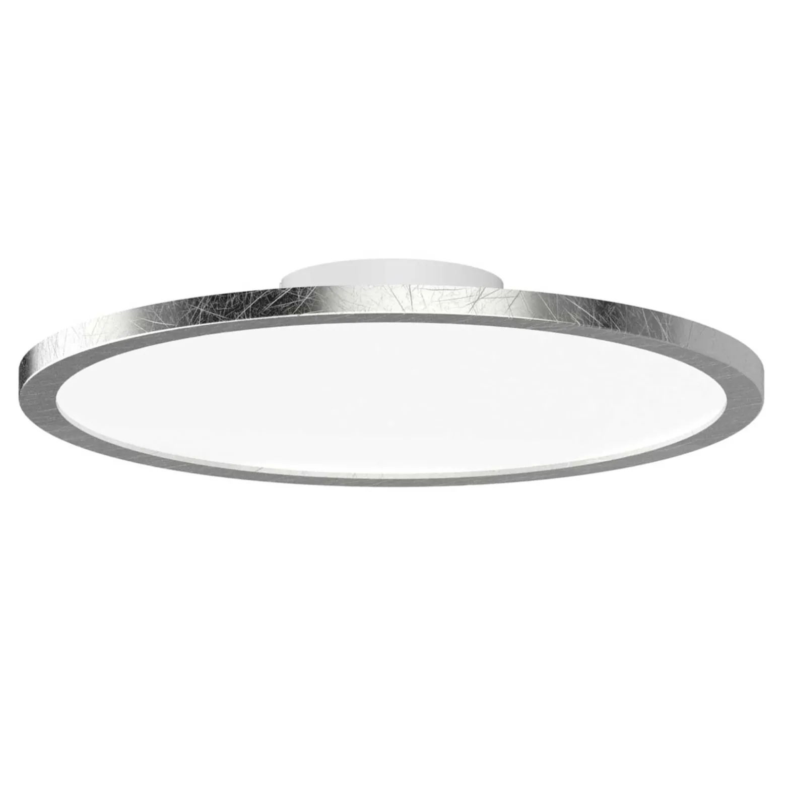 LIGHTME LED-kattovalaisin Aqua Ø30.2cm hopeanvärinen lehtivalo