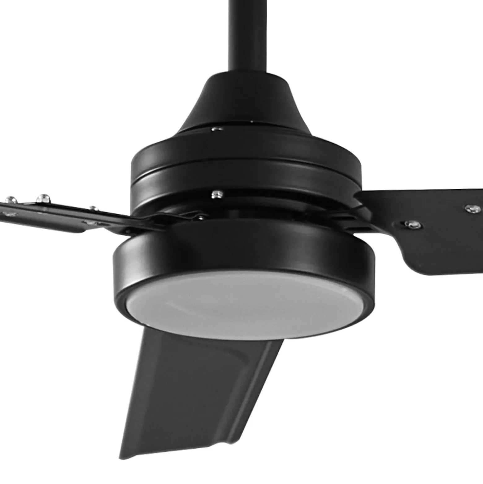 Lindby Aerallo LED-kattotuuletin, musta, CCT, hiljainen