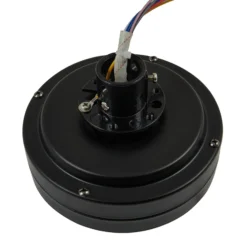 Lindby Aerallo LED-kattotuuletin, musta, CCT, hiljainen