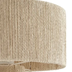 Lindby Anuva -pöytävalaisin, korkeus 42 cm, paperi, beige, E27