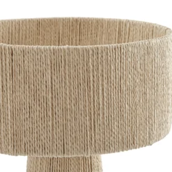 Lindby Anuva -pöytävalaisin, korkeus 42 cm, paperi, beige, E27