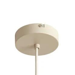 Lindby Anuva-riippuvalaisin, Ø 45 cm, beige, paperi, E27