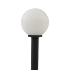 Lindby aurinkokäyttöinen LED-valaisin Freydis, 3 kpl, musta, 2 000 K