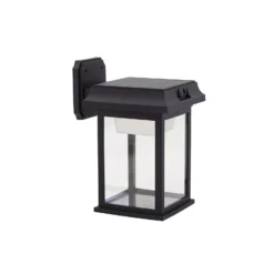 Lindby aurinko-LED-seinävalaisin Latarka, korkeus 27,5 cm, anturi