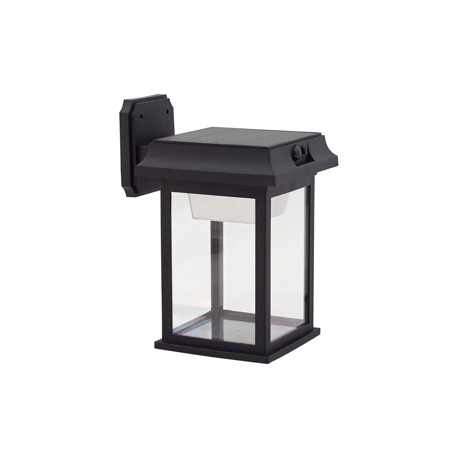 Lindby aurinko-LED-seinävalaisin Latarka, korkeus 27,5 cm, anturi