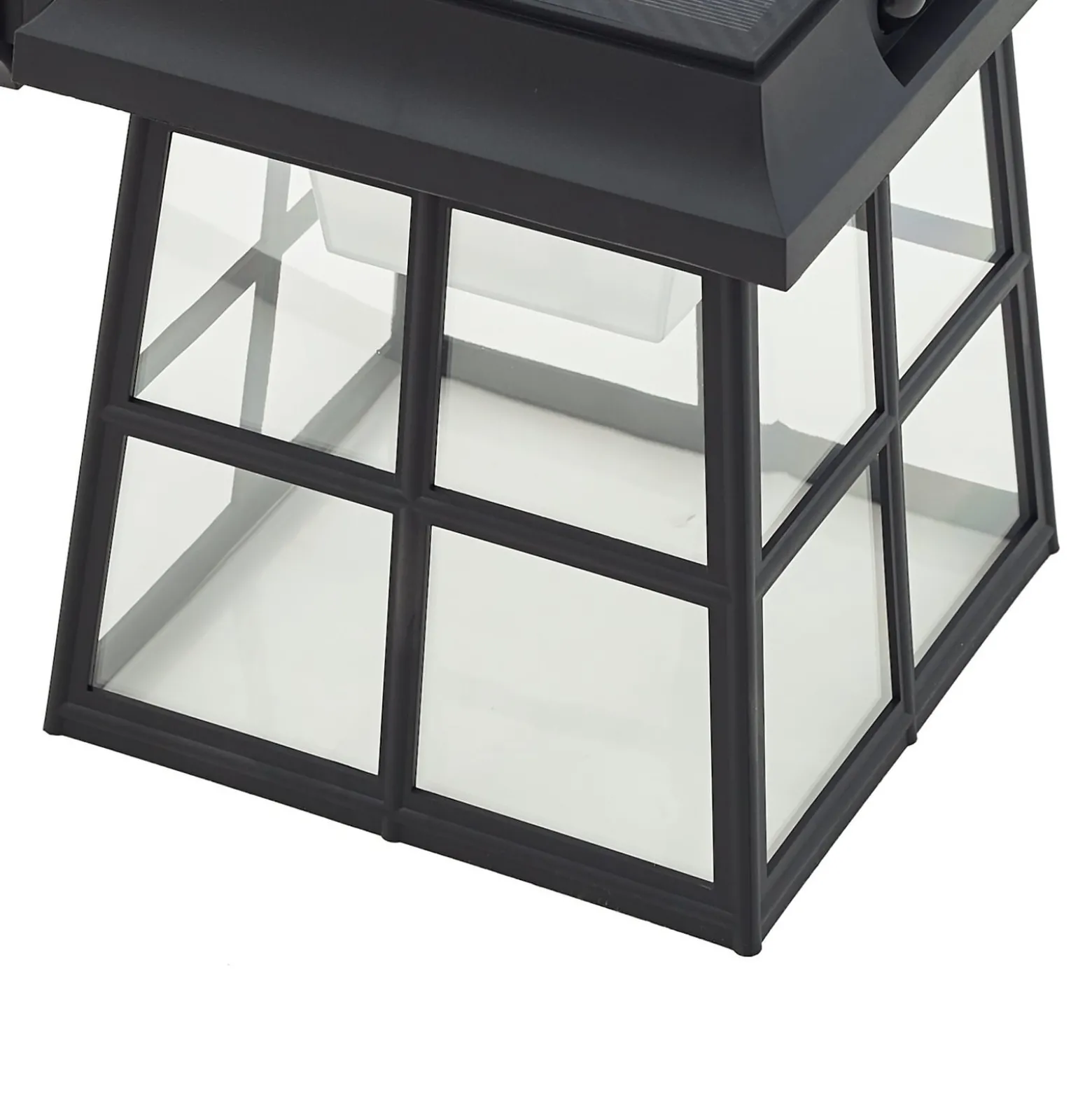 Lindby aurinko-LED-seinävalaisin Latarka, korkeus 24 cm, anturi