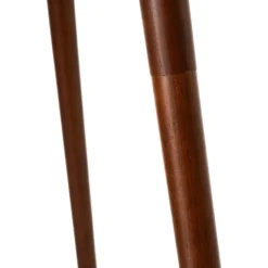 Lindby Charlia-lattiavalaisin, valkoinen, pähkinäpuu, korkeus 150 cm