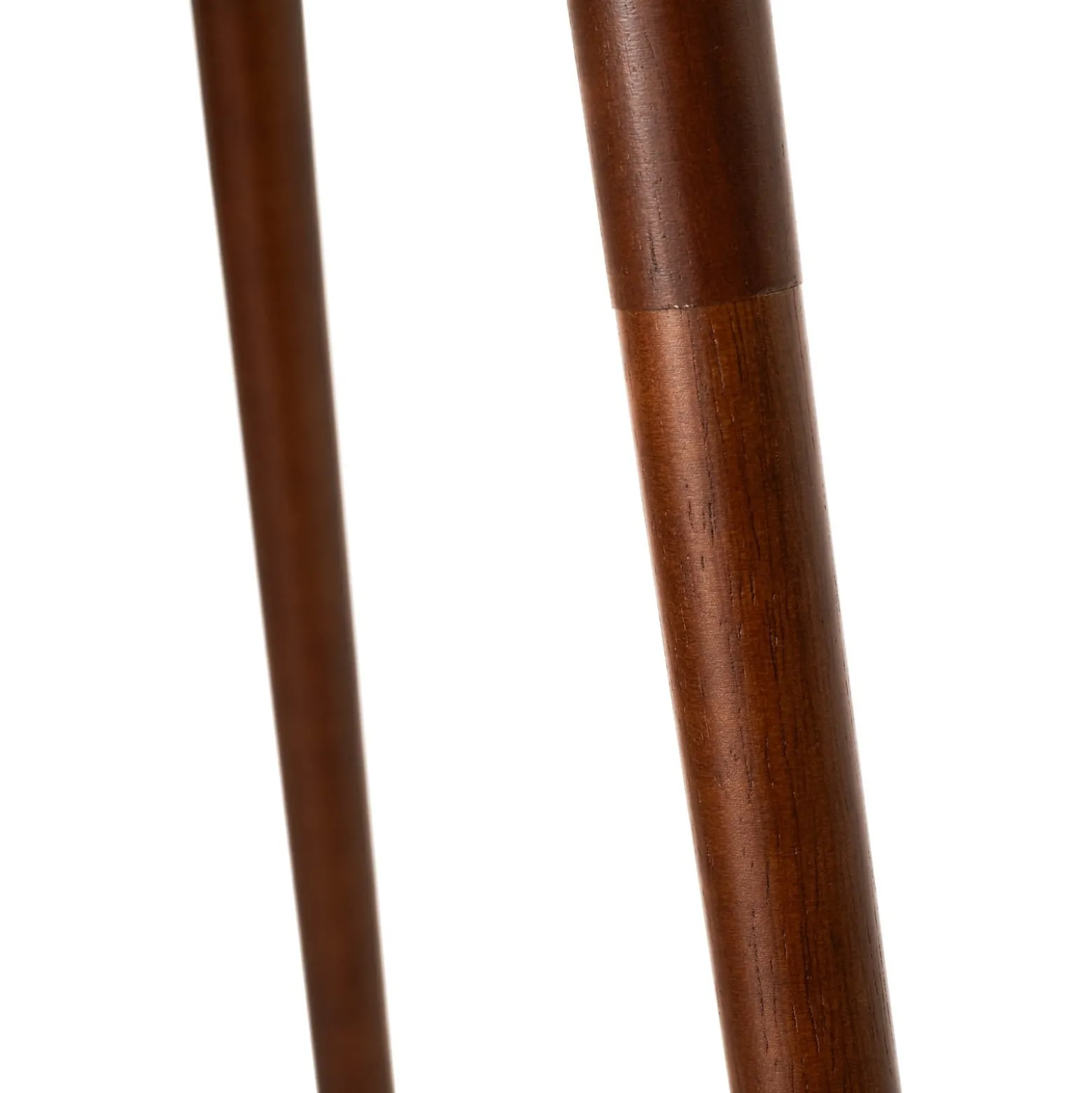 Lindby Charlia-lattiavalaisin, valkoinen, pähkinäpuu, korkeus 150 cm