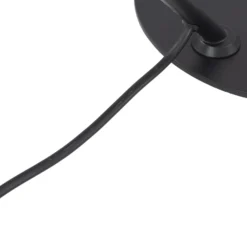Lindby Corali pöytävalaisin, musta, metalli, korkeus 64cm