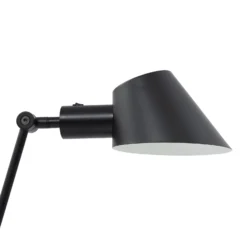 Lindby Corali pöytävalaisin, musta, metalli, korkeus 64cm