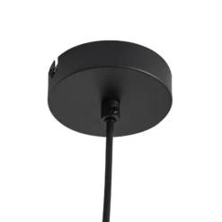 Lindby Davella-riippuvalaisin, Ø 50 cm, bambu, tekstiili
