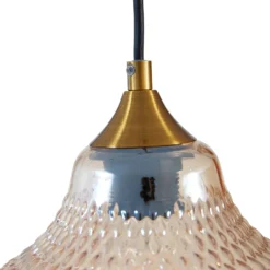 Lindby Drakar riippuvalaisin, 1fl, meripihka, Ø 22cm