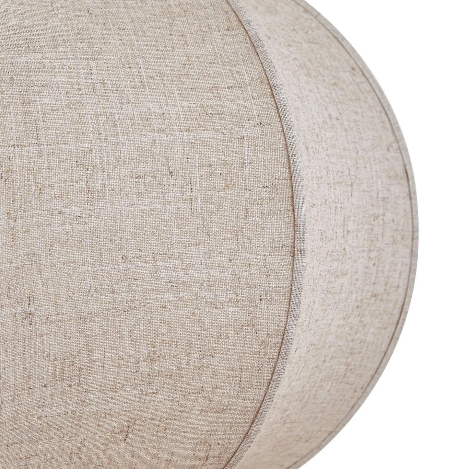 Lindby Elfie-riippuvalaisin, Ø 47 cm, beige, pellava, E27