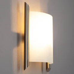 Lindby Filippa-seinävalaisin, 25 cm, nikkeli, lasi, E27