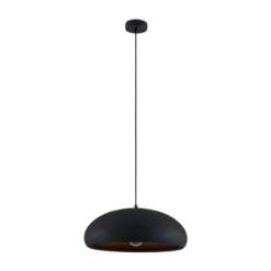 Lindby Gerwina-riippuvalaisin, musta/kulta, metalli, 40 cm, E27