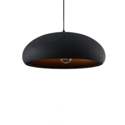 Lindby Gerwina-riippuvalaisin, musta/kulta, metalli, 40 cm, E27