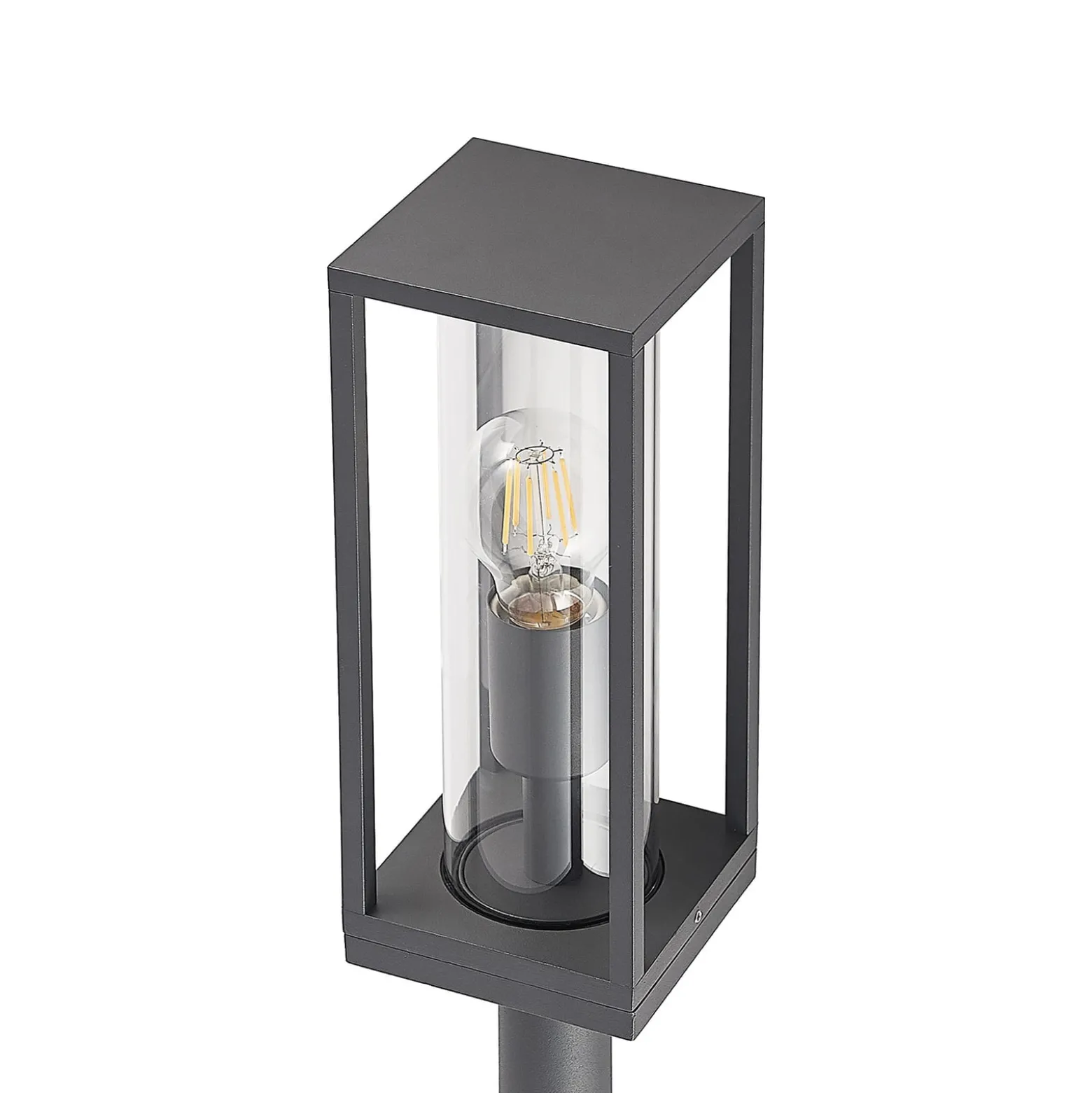 Lindby Giavanna polkuvalaisin, 80 cm, antrasiitti, IP44, E27