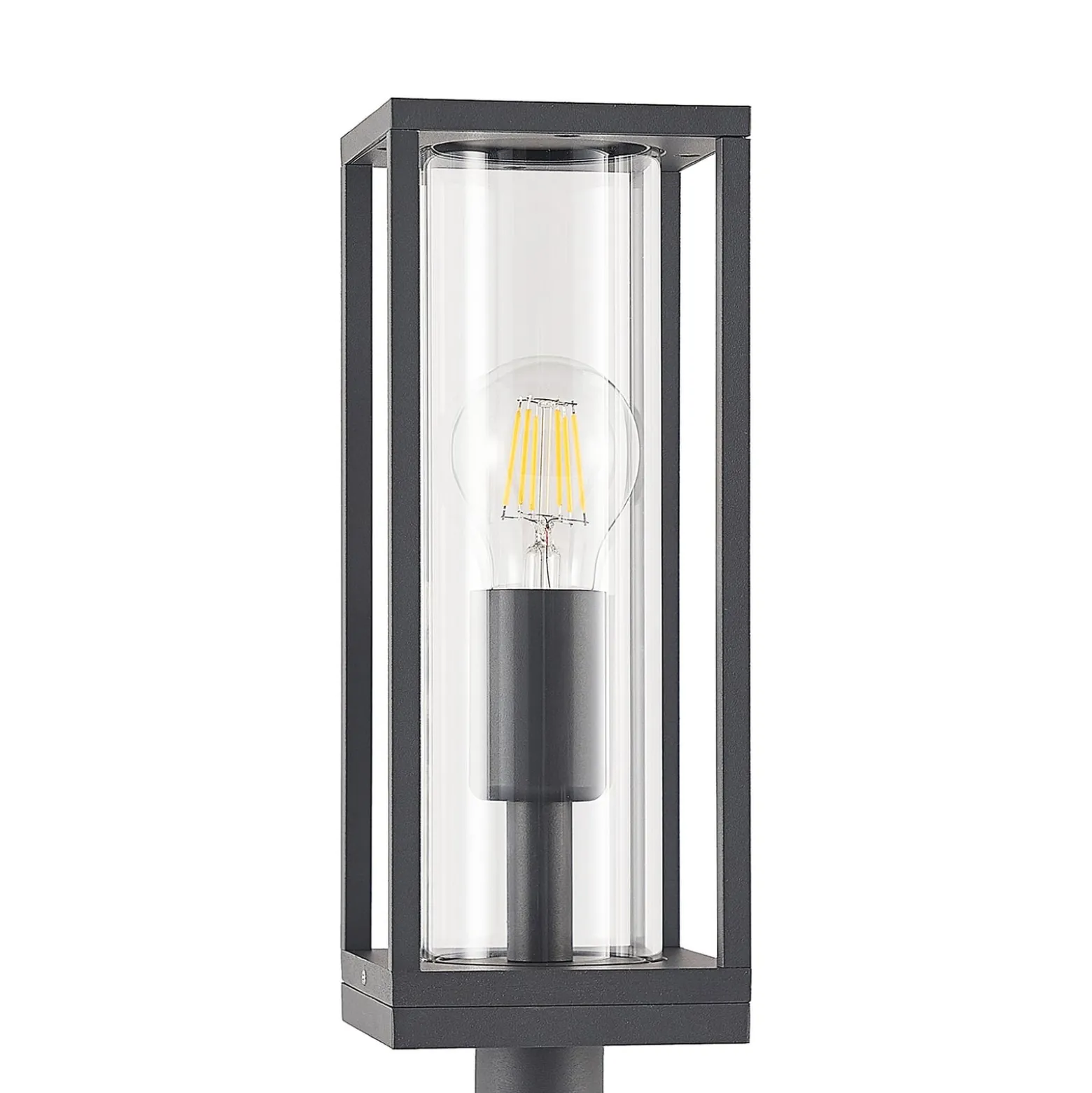 Lindby Giavanna polkuvalaisin, 80 cm, antrasiitti, IP44, E27