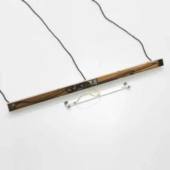 Lindby Grady riippuvalaisin, messinki/selkeä, 110 cm, metalli, lasi