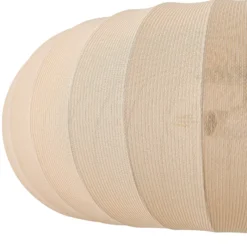 Lindby Helin-riippuvalaisin, beige, Ø 70 cm, tekstiili, 3 x E27