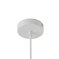 Lindby Helin-riippuvalaisin, valkoinen, Ø 70 cm, tekstiili, 3 x E27