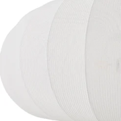 Lindby Helin-riippuvalaisin, valkoinen, Ø 70 cm, tekstiili, 3 x E27