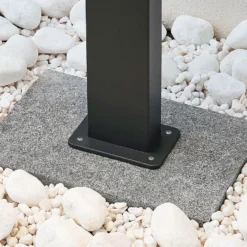 Lindby Ilvita LED-seinävalaisin, 60 cm, antrasiitti, metalli, IP54