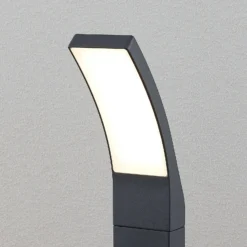 Lindby Ilvita LED-seinävalaisin, 60 cm, antrasiitti, metalli, IP54