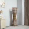 Lindby Jacinto lattiavalaisin, bambu, hamppu, korkeus 130 cm