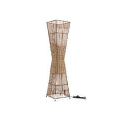 Lindby Jacinto lattiavalaisin, bambu, hamppu, korkeus 130 cm
