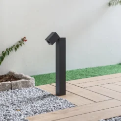Lindby jalustavalaisin Othil, 50 cm korkea, antrasiitti, metallia