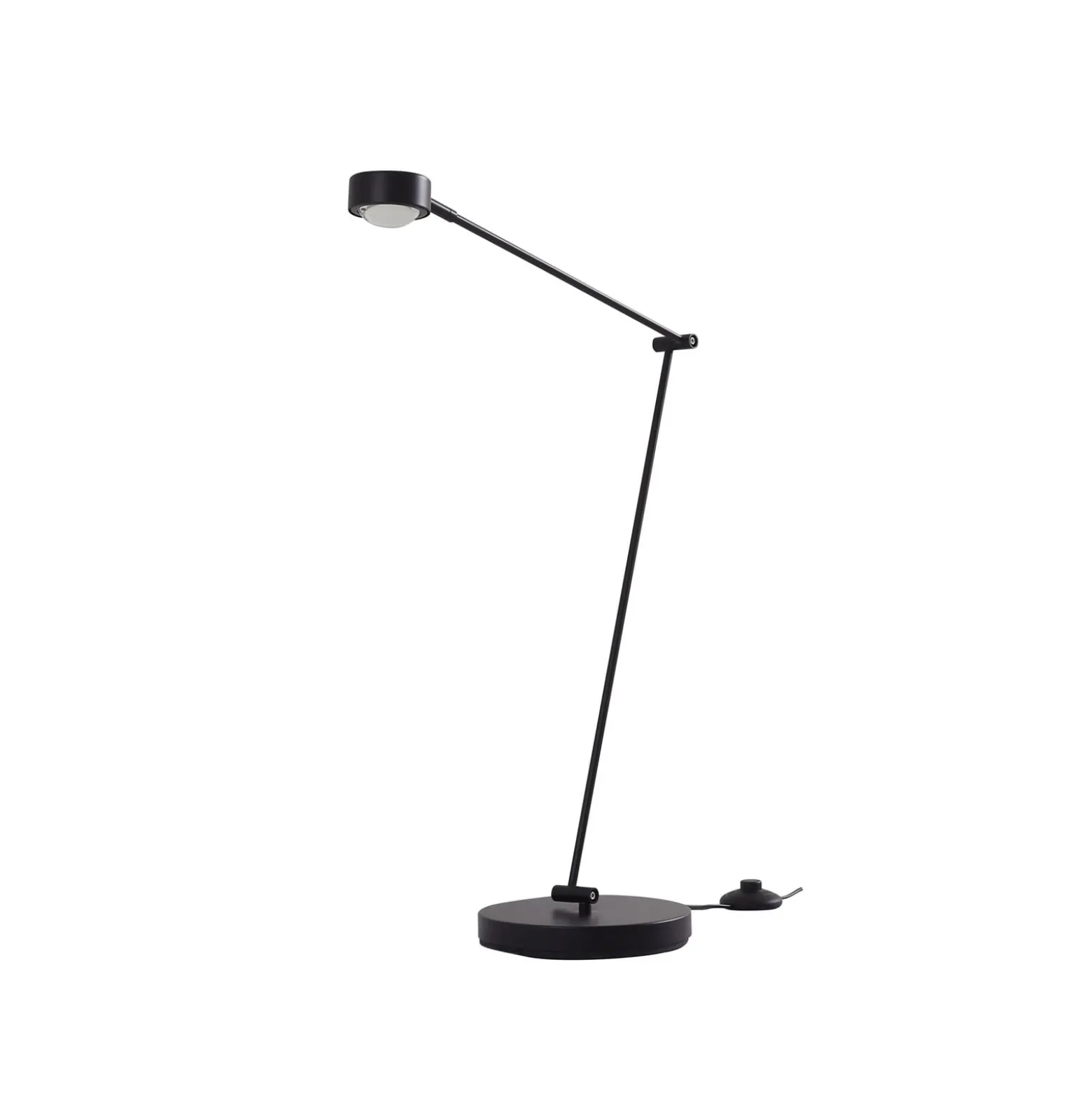 Lindby Jyla-lattiavalaisin, 88 cm, mattamusta, GX53, joustava