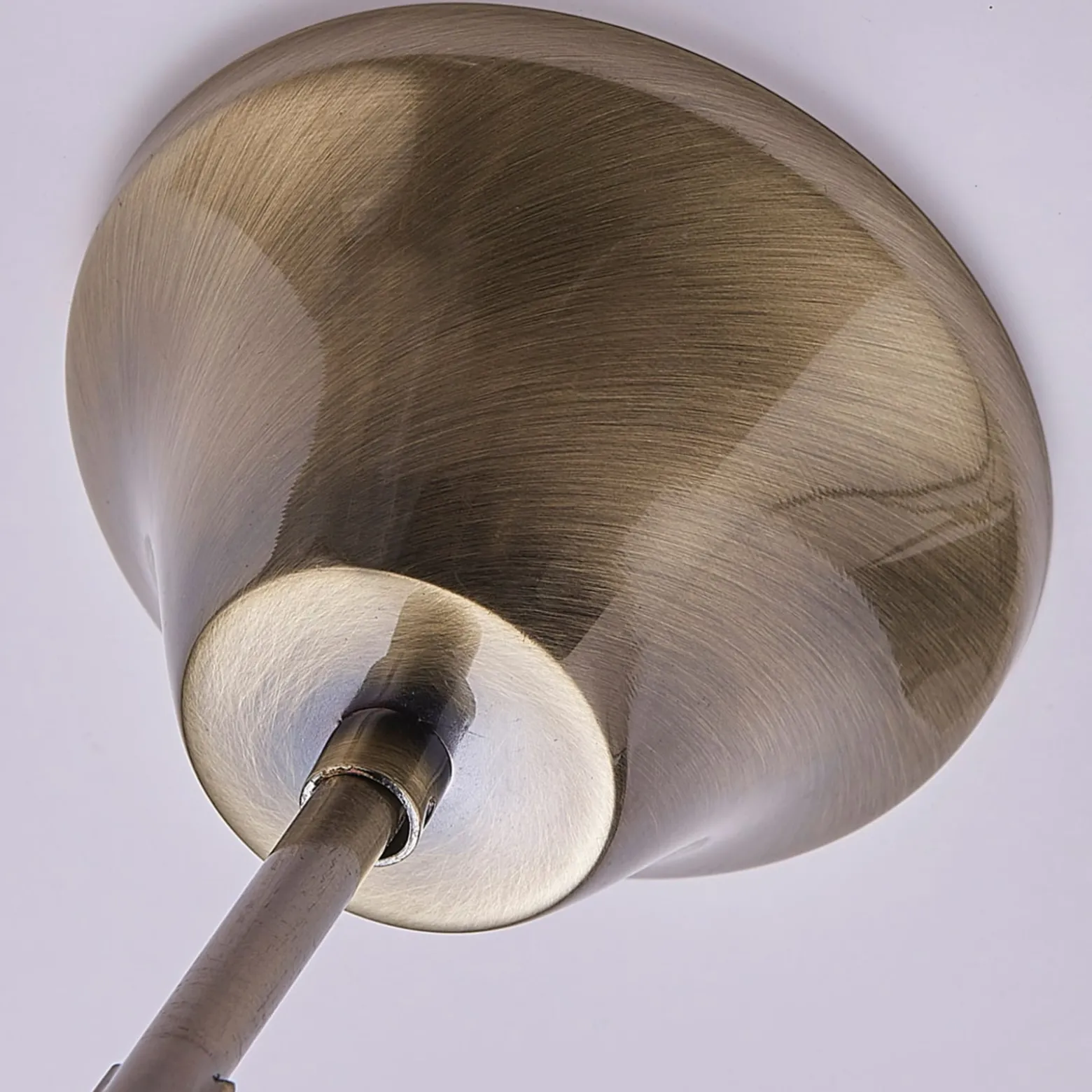 Lindby kattokruunu Marnia, 3-valo, Ø 40 cm, antiikkimessinki, E14