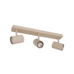 Lindby kattospotti Kardis, beige, 3-lamppuinen, metalli, GU10