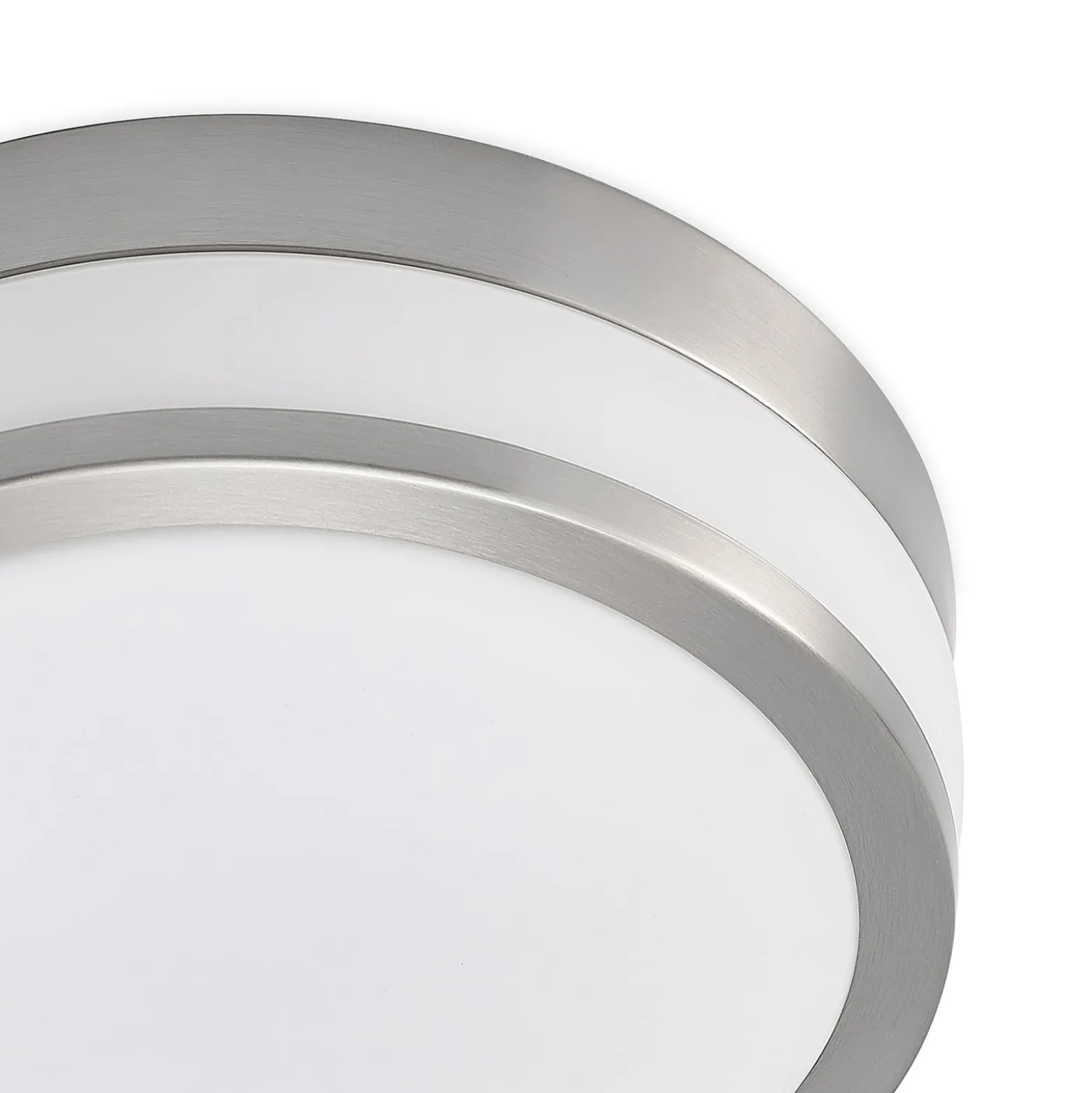 Lindby kattovalaisin Flavi, Ø 28 cm, nikkeli, lasi, IP44, E27