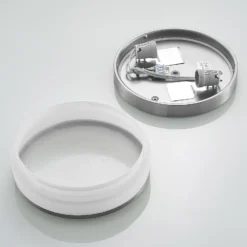 Lindby kattovalaisin Flavi, Ø 28 cm, nikkeli, lasi, IP44, E27
