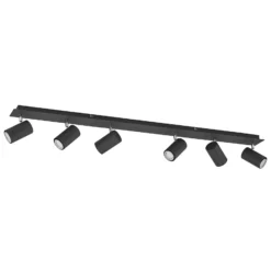 Lindby kattovalaisin Joffrey, 116 cm, musta, 6-valo, GU10