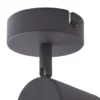 Lindby kattovalaisin Jorell, musta, 13 cm, 1-valo, GU10